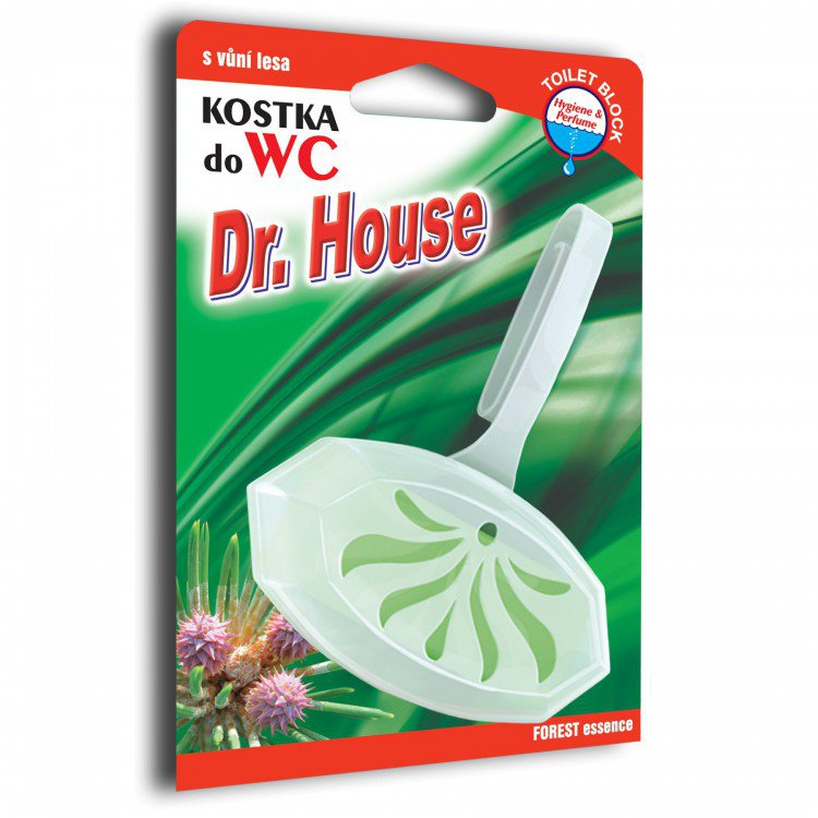 Dr.House kostka do wc 40g les | Čistící, dezinf.prostř., dezodoranty - Přípravky na WC - Závěsy na WC a pissoárové kostky Dr.House kostka do wc 40g les | Čistící, dezinf.prostř., dezodoranty - Přípravky na WC - Závěsy na WC a pissoárové kostky